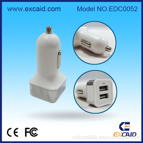 Universal Rapid Charger, 5V 3A Dual USB Car Charger
